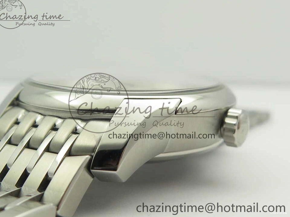 0512 De Ville Hour Vision 41mm SS VSF 1:1 Best Edition White Dial on SS Bracelet A8500 Super Clone Casual 7946
